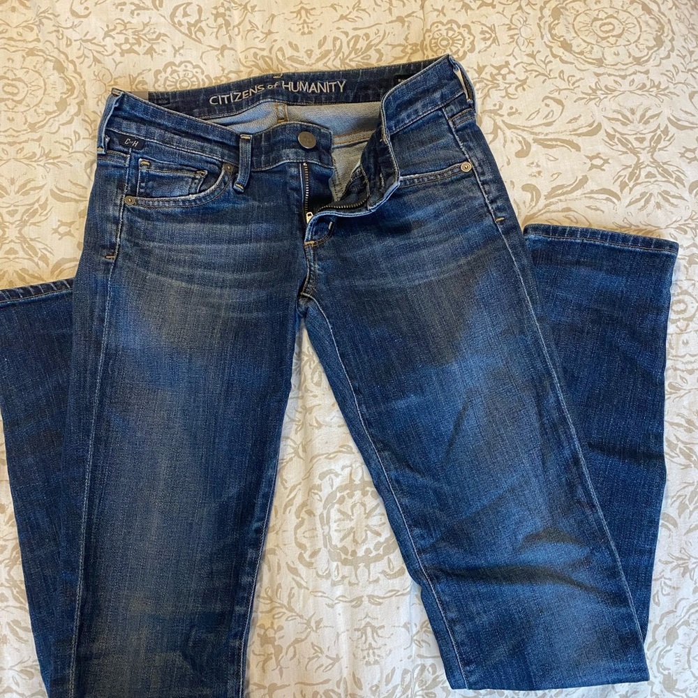 Citizen of humanity racer skinny “14”